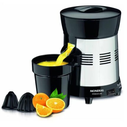 Extrator de Frutas Mondial Premium Turbo Preto E-10