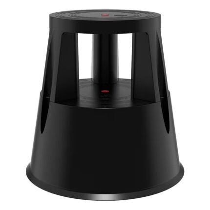 Escada Móvel FlashLimp com Rodízios – Preta