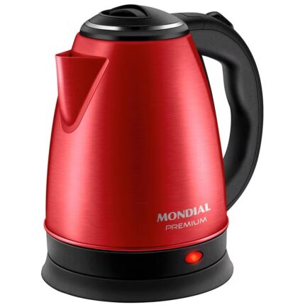 Chaleira Elétrica Mondial CE-06-R 2 Litros 1200W - Vermelha