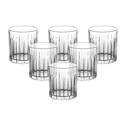 Jogo de Copos Baixos L'Hermitage Soho em Cristal Ecológico 310ml - 6 peças